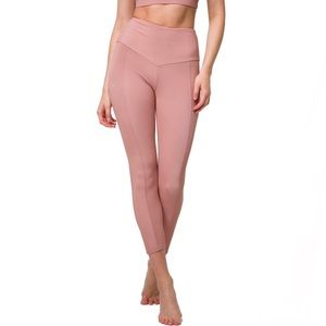 ONZIE SWEETHEART RIB MIDI LEGGINGS IN FAWN RIB